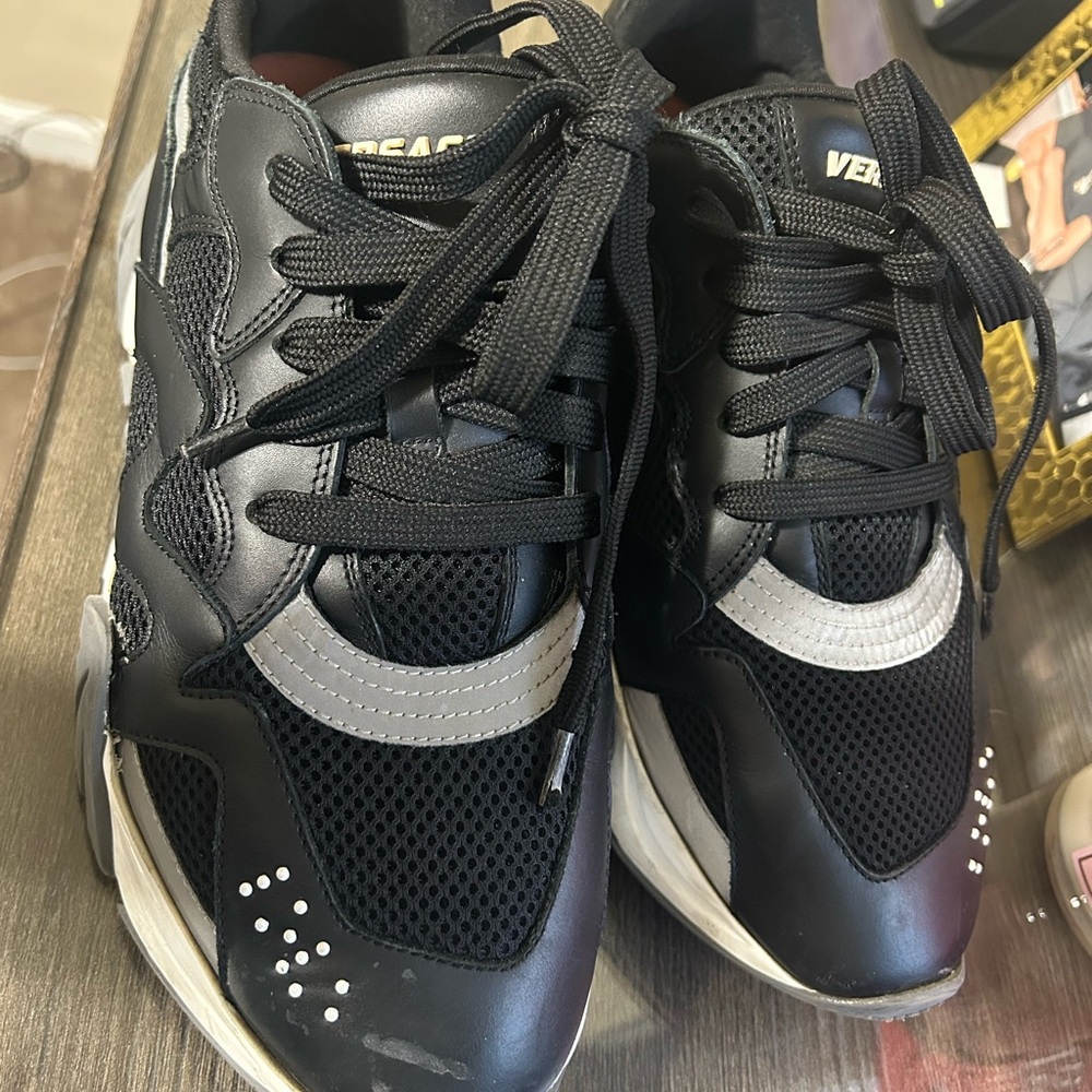 Versace Men's Black Sneakers